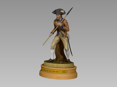 Soldiers of the Revolution Captain 3D 프린트 모델