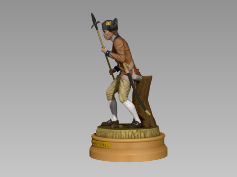 Soldiers of the Revolution Captain 3D 프린트 모델