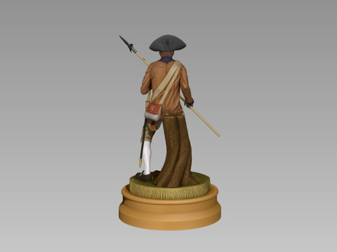 Soldiers of the Revolution Captain 3D 프린트 모델