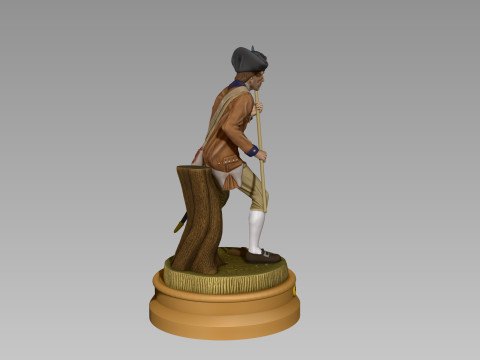 Soldiers of the Revolution Captain 3D 프린트 모델