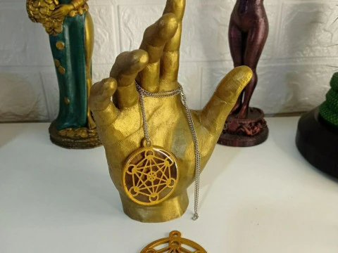 Ciondolo talismano di Metatron Modello di stampa 3D