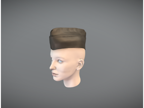 Garrison Cap 3D printable 3D Принт Модель