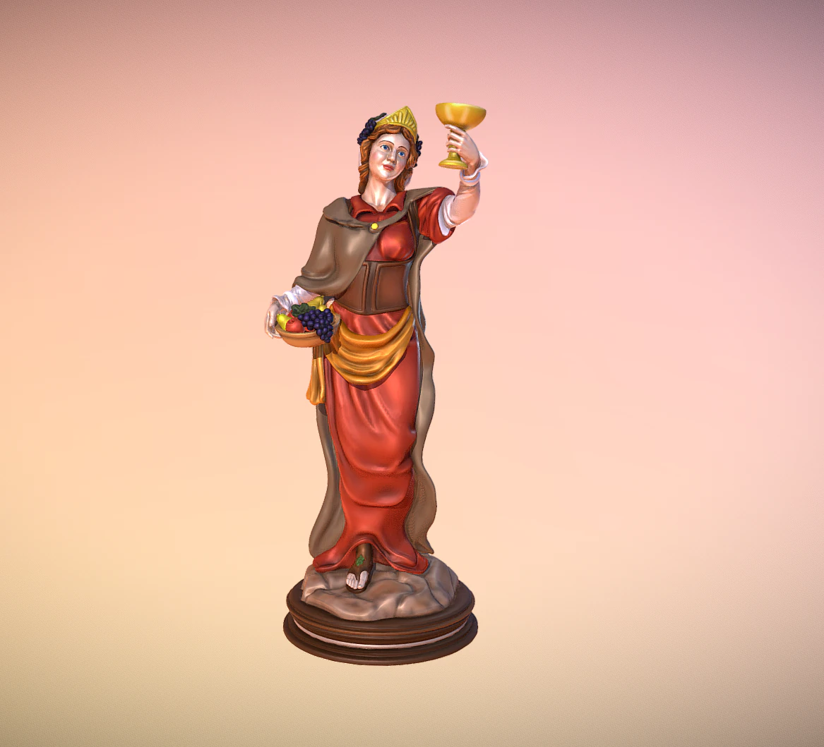 Autumn statue for 3D printing 3D Print Model .c4d .max .obj .3ds .fbx .stl .blend