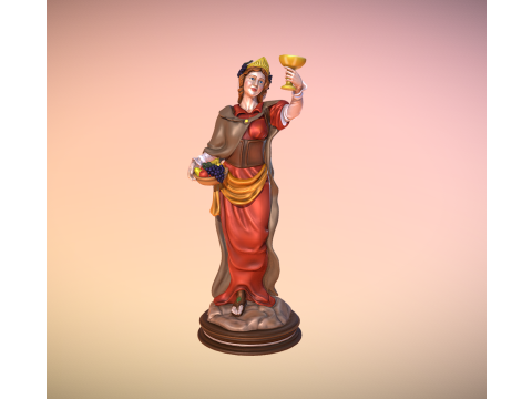 Autumn statue for 3D printing Modelo de impresión 3D