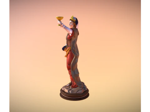 Autumn statue for 3D printing 3D Print Model