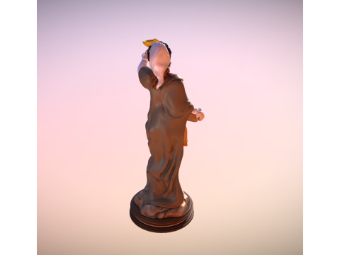 Autumn statue for 3D printing Modèles 3D en vedette