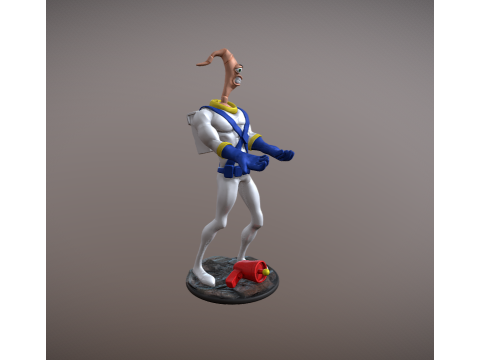 Earthworm Jim figurine Model do druku 3D