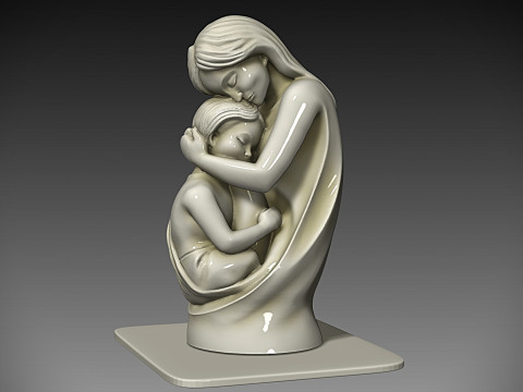 The Mother sculpture decorative gift 3D Print Model