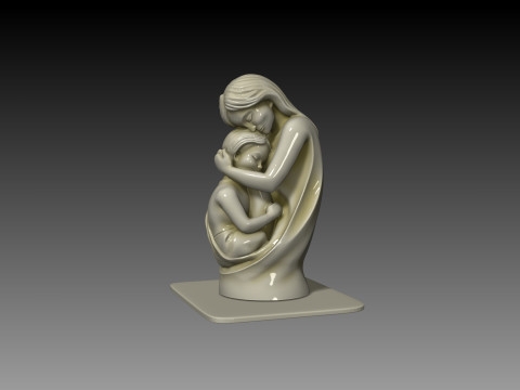 The Mother sculpture decorative gift 3D-Druckmodell