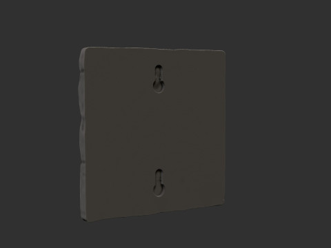 Wall-mounted climber sculpture version 2 3D Принт Модель