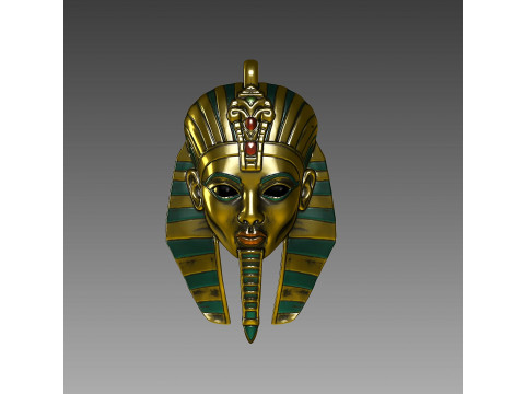 Egyptian Pharaoh pendant or earring 3D Принт Модель