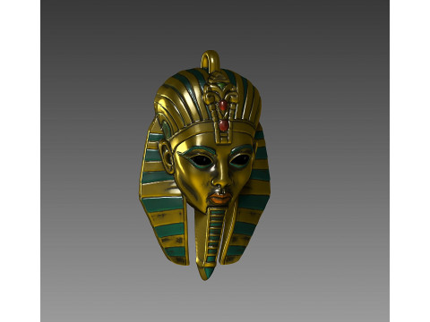 Egyptian Pharaoh pendant or earring 3D Принт Модель