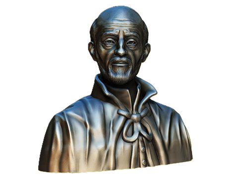 Bust of Saint Joseph Calasanz 3D Print Model