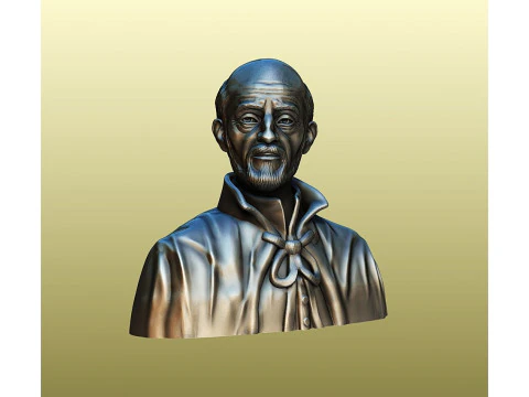 Bust of Saint Joseph Calasanz 3D Print Model
