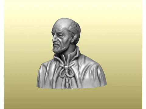 Bust of Saint Joseph Calasanz 3D Print Model