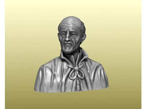 Bust of Saint Joseph Calasanz 3D Print Model