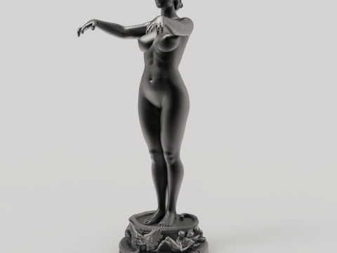 Statue of Circe version 2 3D 프린트 모델