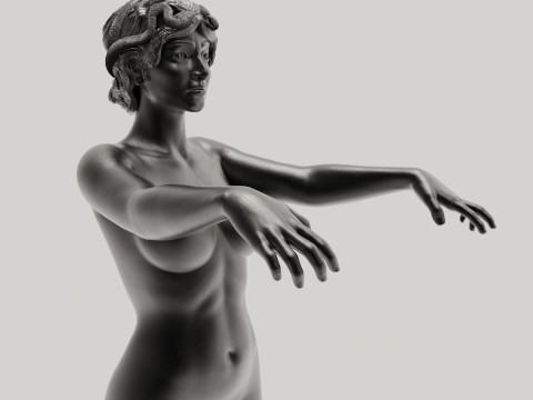 Statue of Circe version 2 3D 프린트 모델