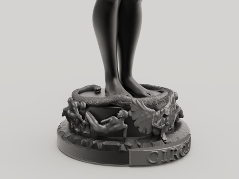 Statue of Circe version 2 3D 프린트 모델