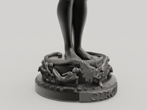 Statue of Circe version 2 3D Print Model