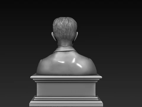 Bust of Nikola Tesla 3D Print Model