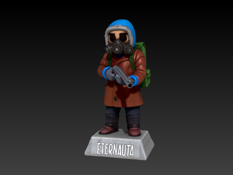 El Eternauta - Colectable Figure Model Cetak 3D