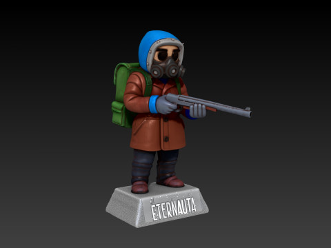 El Eternauta - Colectable Figure Model Cetak 3D