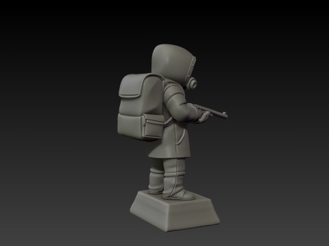 El Eternauta - Colectable Figure Model Cetak 3D
