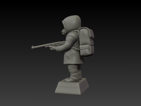 El Eternauta - Colectable Figure Model Cetak 3D