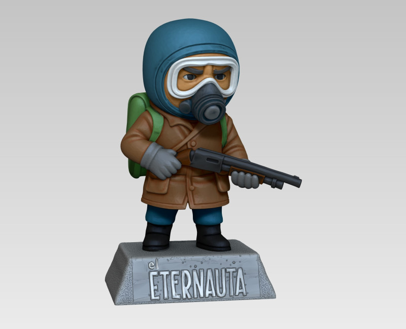 El Eternauta - KeyChain Figurine version 3D Принт Модель .c4d .max .obj .3ds .fbx .stl .blend