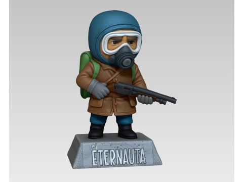 El Eternauta - KeyChain Figurine version 3D Print Model