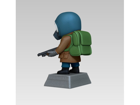 El Eternauta - KeyChain Figurine version 3D Принт Модель