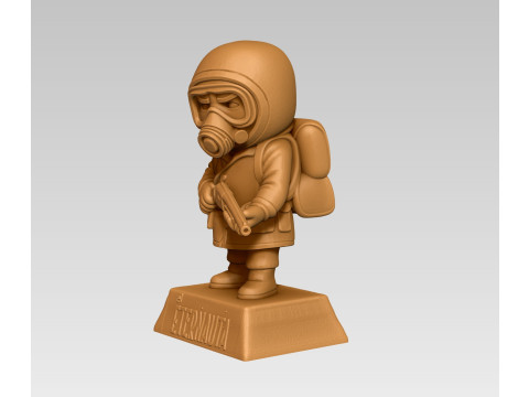 El Eternauta - KeyChain Figurine version 3D Принт Модель