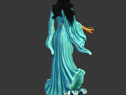 Yemanja yoruba goddess statue 3D Принт Модель