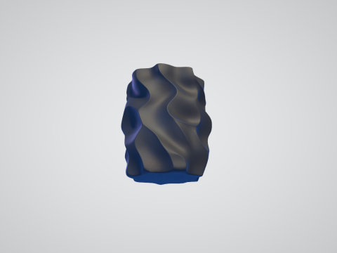 Modern abstract decorative pot Model 2 3D Print Model