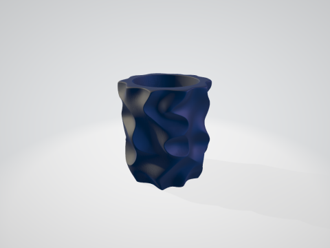 Modern abstract decorative pot Model 2 3D Print Model
