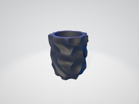 Modern abstract decorative pot Model 2 3D Print Model