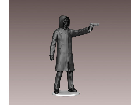 Squid Game The Front Man 3Dプリントモデル