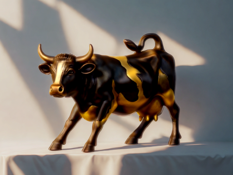 Wall Street Cow decorative statue Modelo de impresión 3D