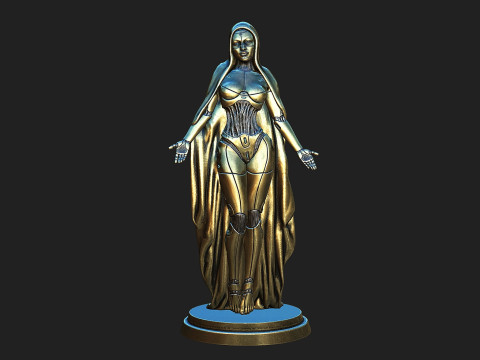 Android statue model MARIA 3D Print Model