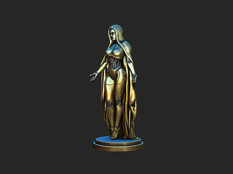 Android statue model MARIA 3D Print Model