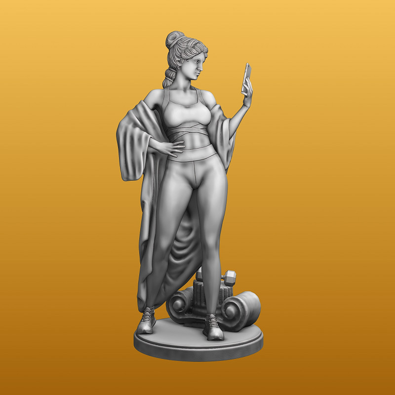 Venus goddess fitness version 3D Принт Модель .c4d .max .obj .3ds .fbx .stl .blend