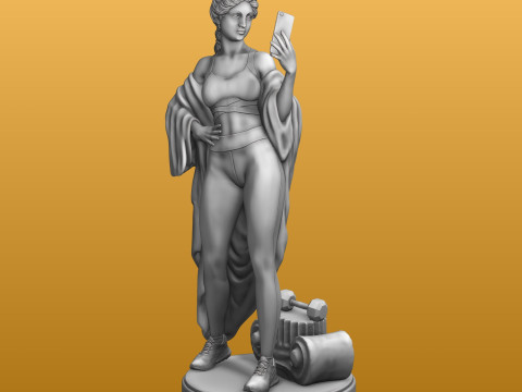 Venus goddess fitness version 3D Принт Модель