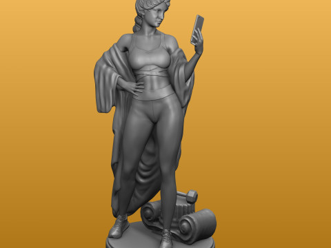 Venus goddess fitness version 3D Принт Модель