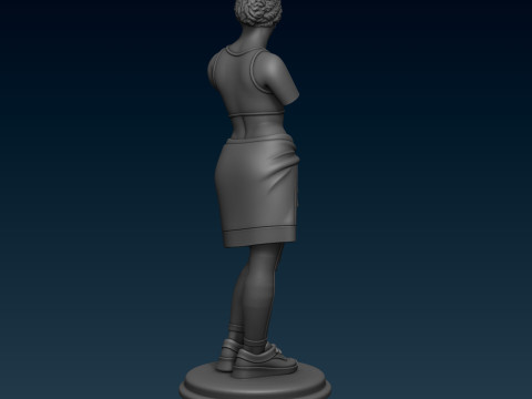 Sporty Venus Goddess 3D Print Model