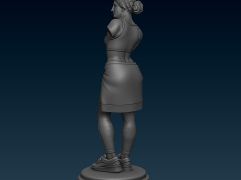 Sporty Venus Goddess 3D Print Model