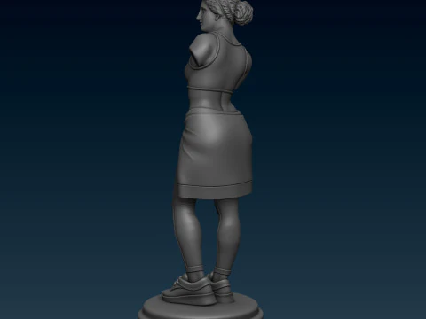 Sporty Venus Goddess 3D Print Model