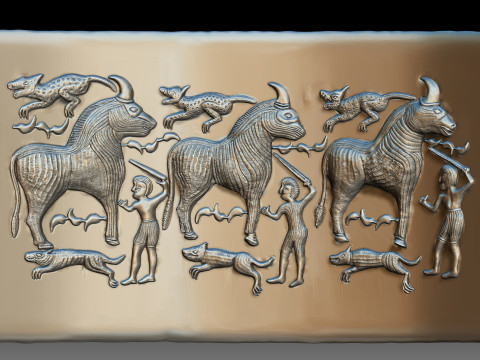 Gundestrup Cauldron 3D Print 3D 打印模型