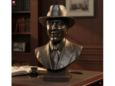 Busto de Carlos Gardel para impresión 3D Modelo de impresión 3D