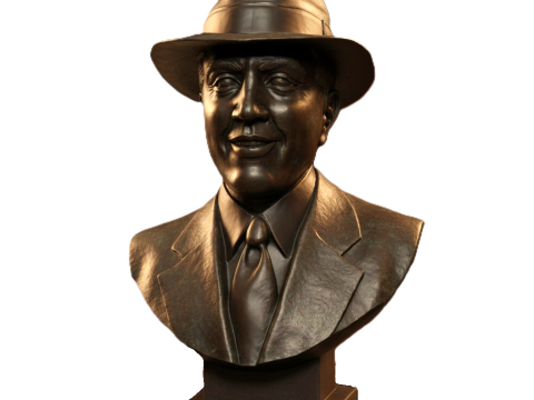 Busto of Carlos Gardel for 3D print Modello di stampa 3D